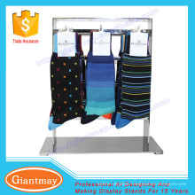 fashionable light duty countertop stand hanging sock display for showcase